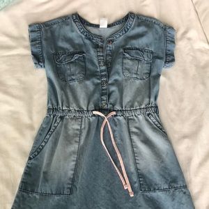 Denim girls dress